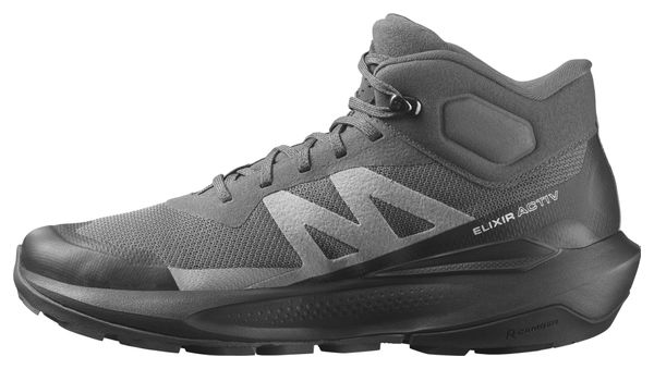 Chaussures de Randonnée Salomon Elixir Activ Mid GTX Gris Noir