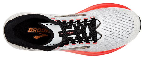 Chaussures Running Brooks Hyperion Blanc Rouge Homme