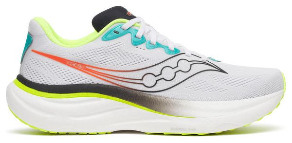 Saucony Ride 19 hardloopschoenen, wit/meerkleurig, heren