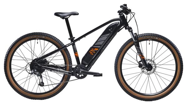 Rockrider E ST 500 26'' Hardtail Electric Mountain Bike, Ages 9–12, Black - Refurbished Product