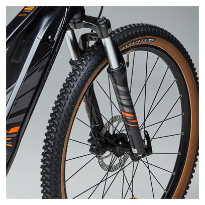 Rockrider E ST 500 26'' Hardtail Electric Mountain Bike, Ages 9–12, Black - Refurbished Product