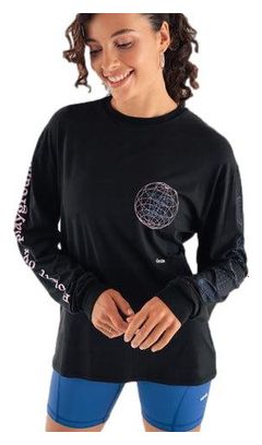 Circle Feel Good POP Black Unisex long sleeve jersey