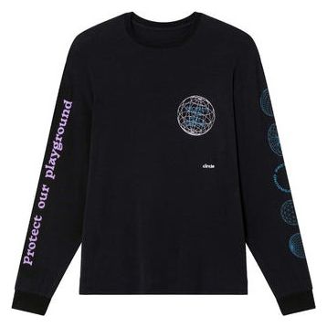 Circle Feel Good POP Black Unisex long sleeve jersey