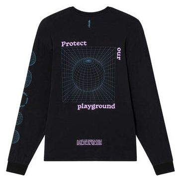 Circle Feel Good POP Black Unisex long sleeve jersey