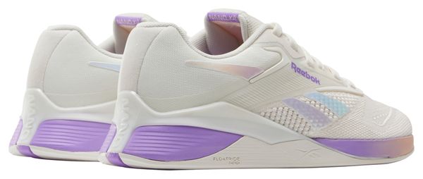 Reebok Nano X4 Women's Training Shoes White/Purple