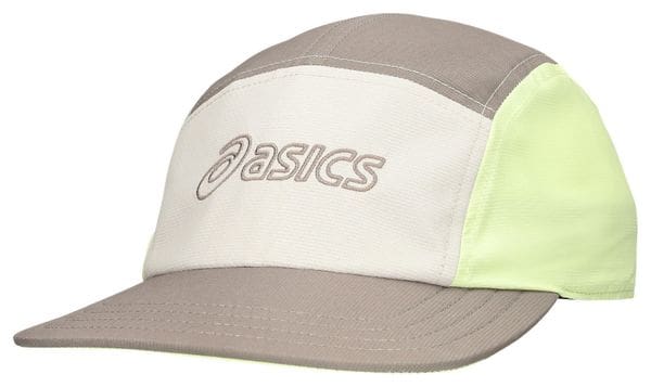 Casquette Asics 5 Panel Cap Gris/Rose/Jaune