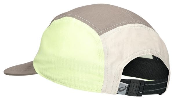 Casquette Asics 5 Panel Cap Gris/Rose/Jaune