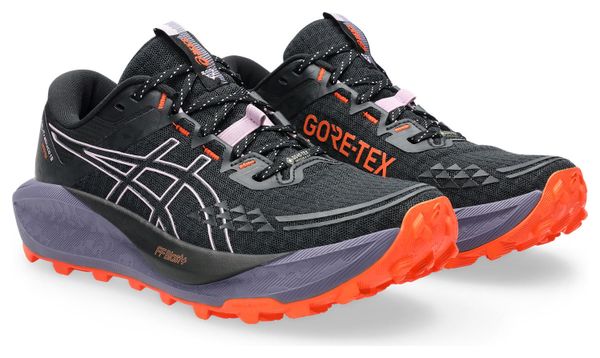 Chaussures Trail Asics Gel-Trabuco 13 GTX Noir/Corail Femme