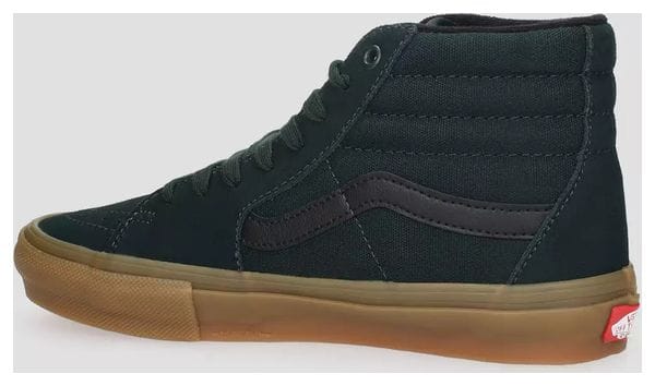 Paire de Chaussures Vans Skate Sk8-Hi Vert/Gum 