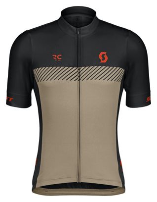 Maillot Manches Courtes Scott RC Team Marron/Noir Homme