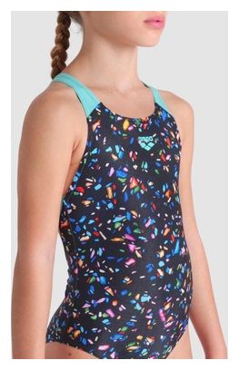 Costume da bagno Arena Confetti per bambina Nero/Multicolore