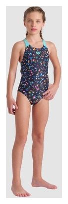 Costume da bagno Arena Confetti per bambina Nero/Multicolore