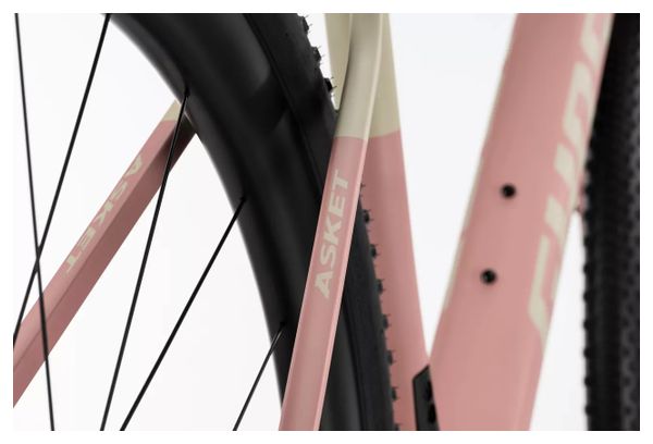 Bicicletta gravel Ghost Asket CF X Sram Force XPLR AXS 13V 700 mm Rosa/Beige opaco 2026