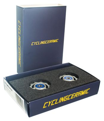 Galets CyclingCeramic Sram Rival/Force/Red 10/11v Argent
