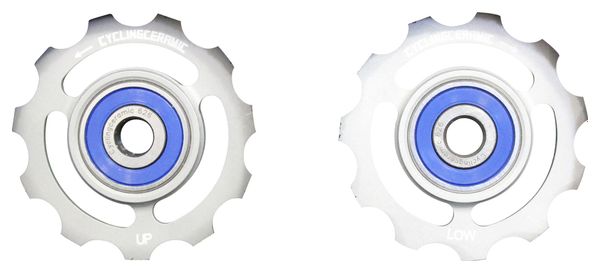 Galets CyclingCeramic Sram Rival/Force/Red 10/11v Argent