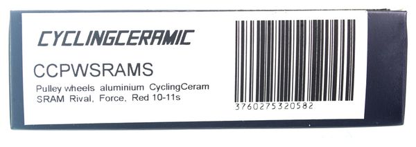 Galets CyclingCeramic Sram Rival/Force/Red 10/11v Argent