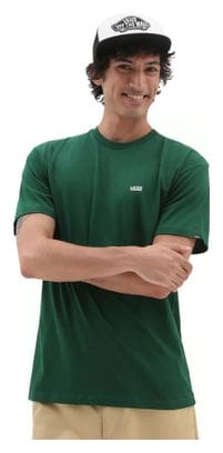 T-Shirt Vans Left Chest Logo Vert/Blanc