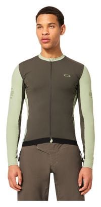 Maillot Manches Longues Oakley Elements Point to Point Vert/Khaki
