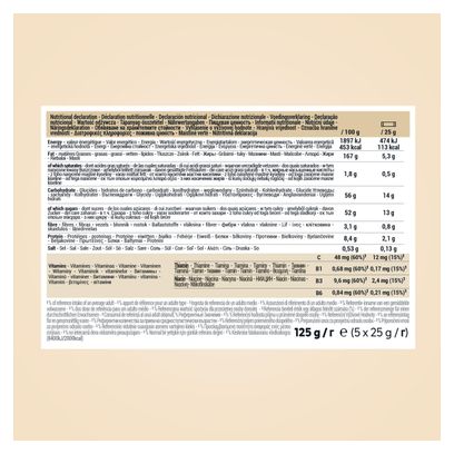 Aptonia Nutrition Energy bar Plain almond paste 5x25g