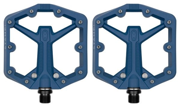 Paire de Pédales Plates Crankbrothers Stamp 1 Gen 2 - Small Bleu