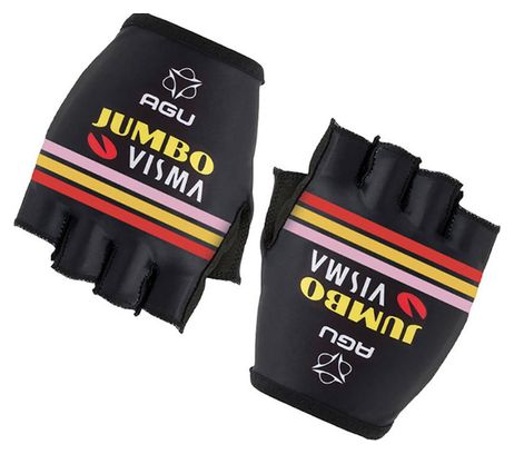 Agu Team Jumbo Visma Triple Victory Short Gloves Black / Multicolored