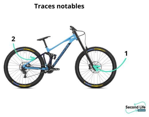 Produit Reconditionné - VTT Tout-Suspendu Mondraker Summum R Sram GX DH 7V 29'' Bleu / Noir 2023