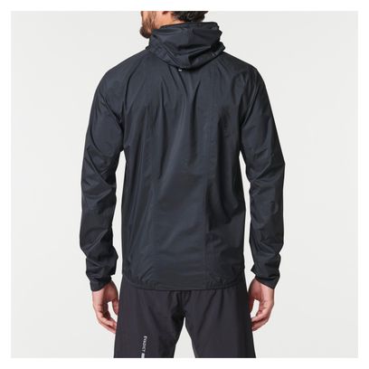 Chaqueta impermeable Kiprun 500 Trail Negra