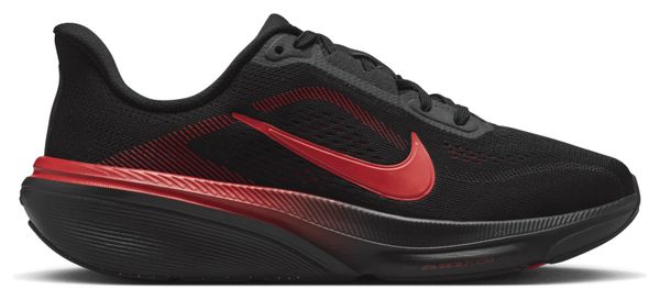 Nike Pegasus 42 GS Running Shoes, Black/Red, Kids'