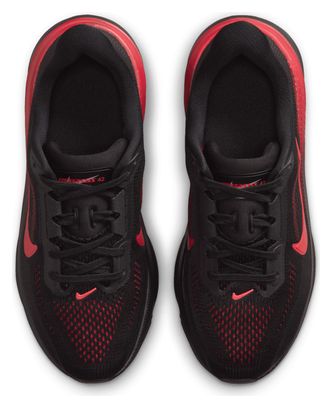Nike Pegasus 42 GS Running Shoes, Black/Red, Kids'