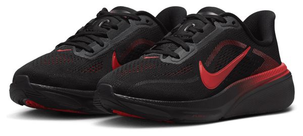 Nike Pegasus 42 GS Running Shoes, Black/Red, Kids'
