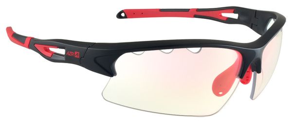 AZR Kromic Huez Schwarz - Photochromatische Gläser Rot