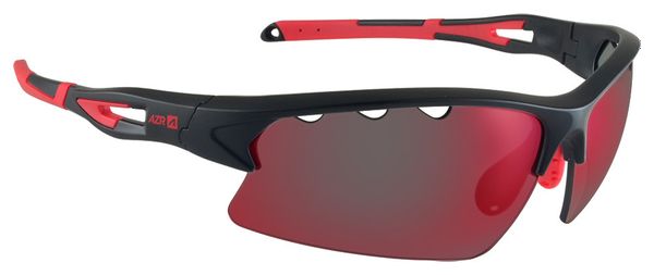 AZR Kromic Huez Schwarz - Photochromatische Gläser Rot