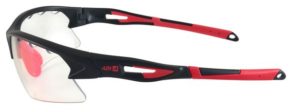AZR Kromic Huez Schwarz - Photochromatische Gläser Rot