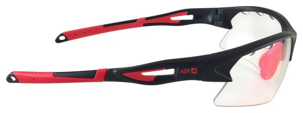 AZR Kromic Huez Schwarz - Photochromatische Gläser Rot