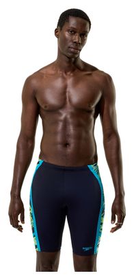 Speedo Hyperboom Splice Badehose Schwarz/Grün für Herren