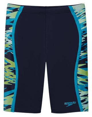 Speedo Hyperboom Splice Badehose Schwarz/Grün für Herren