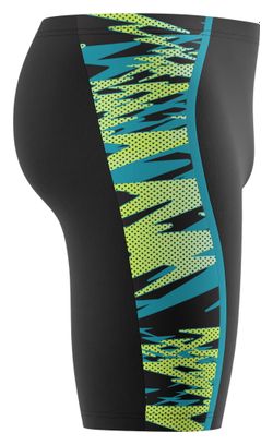Speedo Hyperboom Splice Badehose Schwarz/Grün für Herren
