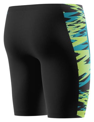 Speedo Hyperboom Splice Badehose Schwarz/Grün für Herren