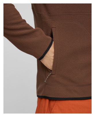 Sudadera polar Mammut Tamaro ML con capucha, marrón, para hombre