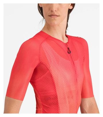 Maillot à Manches Courtes Climber's A/C Femme Rouge