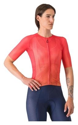 Climber's A/C Kurzarm Trikot Damen Rot