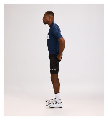 Herentrui met korte mouwen Le Col Sport Logo Blauw/Wit
