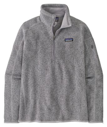 Patagonia Better Sweater 1/4 Zip Pile Donna Grigio