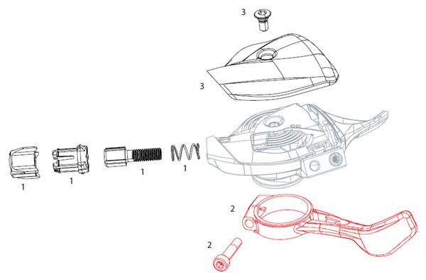 G chette Sram X01 Eagle Right