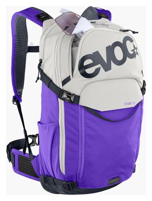 Sac à Dos Evoc Stage 18L Beige et Violet
