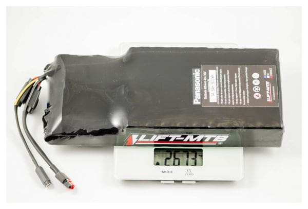 Kit de conversion electrique moteur pédalier LIFT-MTB interne + batterie 500 Wh plate