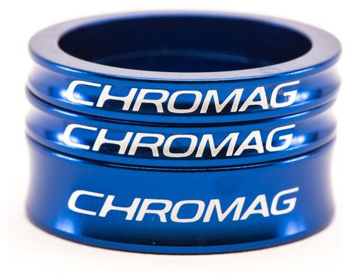 Stuurafstandhouders Chromag Aluminium Blauw