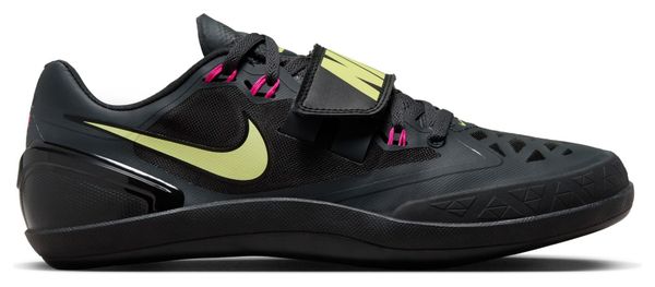 Unisex-Leichtathletikschuhe Nike Zoom Rotational 6 Schwarz Rosa Gelb