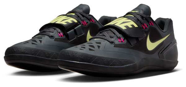 Zapatillas de atletismo unisex Nike Zoom Rotational 6 <strong>Negro Rosa</strong> Amarillo