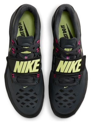 Zapatillas de atletismo unisex Nike Zoom Rotational 6 <strong>Negro Rosa</strong> Amarillo